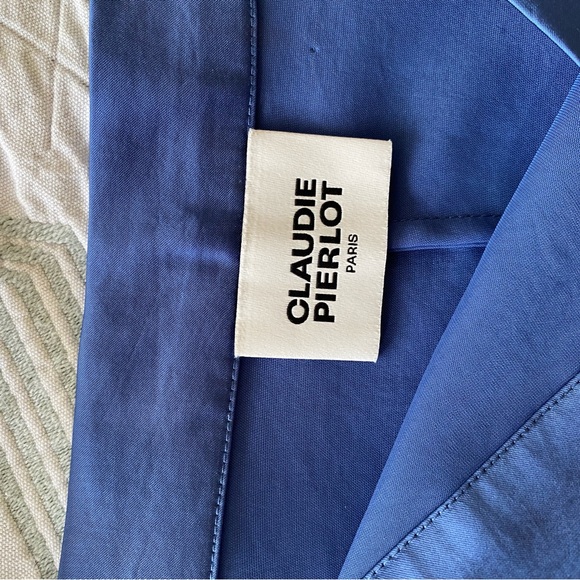 Claudie Pierlot NWT flowy blue midi/maxi skirt - Picture 8 of 8